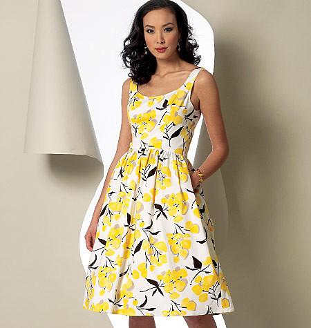 Vogue Pattern 9100 Misses' Dress | Very Easy Vogue from Jaycotts Sewing Supplies