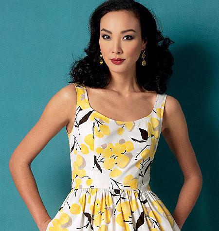 Vogue Pattern 9100 Misses' Dress | Very Easy Vogue from Jaycotts Sewing Supplies