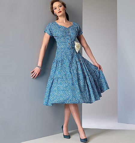 Vogue Pattern 9106 Dress & Belt | Vintage Vogue from Jaycotts Sewing Supplies