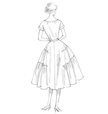 Vogue Pattern 9106 Dress & Belt | Vintage Vogue from Jaycotts Sewing Supplies