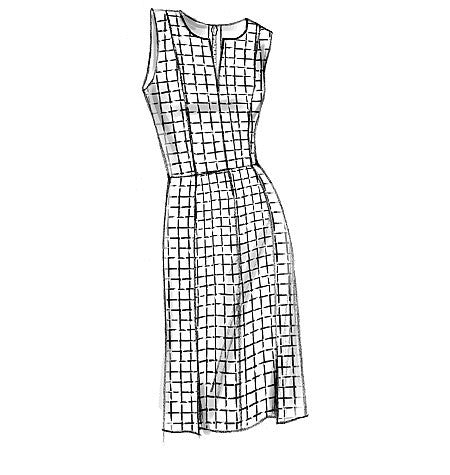 Vogue Pattern 9167 Misses' Notch-Neck Princess-Seam Dresses from Jaycotts Sewing Supplies