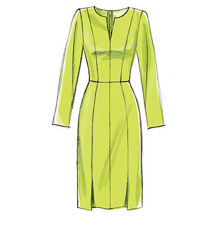 Vogue Pattern 9167 Misses' Notch-Neck Princess-Seam Dresses from Jaycotts Sewing Supplies
