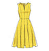 Vogue Pattern 9167 Misses' Notch-Neck Princess-Seam Dresses from Jaycotts Sewing Supplies