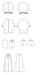 Vogue Pattern 9191 Ponchos, Back-Pleat Top, Shorts & Wrap Pants from Jaycotts Sewing Supplies