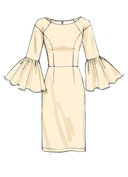 Vogue Pattern 9239 Misses' Princess Seam Dresses with Sleeve and Skirt Variations from Jaycotts Sewing Supplies