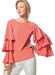 Vogue Pattern 9243 Misses' Princess Seam Tops with Flared Sleeve Variations from Jaycotts Sewing Supplies