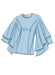 Vogue Pattern 9243 Misses' Princess Seam Tops with Flared Sleeve Variations from Jaycotts Sewing Supplies