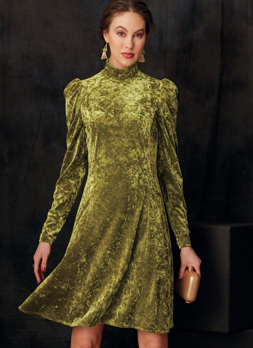 Vogue Pattern 9264 Misses'/Misses' Petite Knit, Fit-And-Flare Dresses from Jaycotts Sewing Supplies