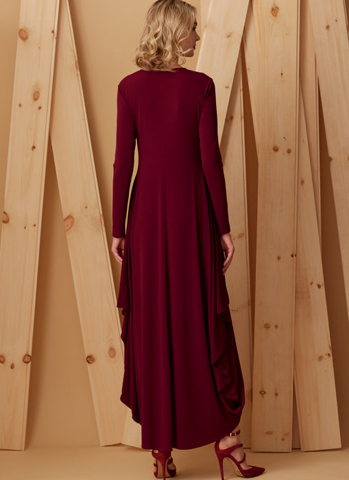 Vogue Pattern 9268 Knit, V-Neck, Draped Dresses | Kathryn Brenne from Jaycotts Sewing Supplies
