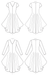 Vogue Pattern 9268 Knit, V-Neck, Draped Dresses | Kathryn Brenne from Jaycotts Sewing Supplies