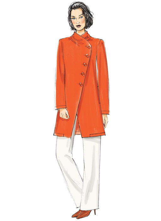 Vogue Pattern 9274 Asymmetrical Jacket, and Pull-On Pants from Jaycotts Sewing Supplies