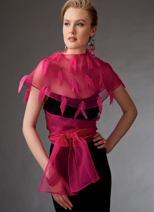 Vogue Pattern 9276 Misses' Reversible Shrugs and Capelet | TaFa from Jaycotts Sewing Supplies