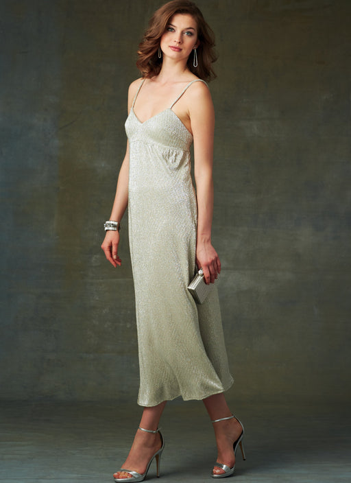 Vogue Pattern 9278 Slip-Style Dress with Back Zipper from Jaycotts Sewing Supplies