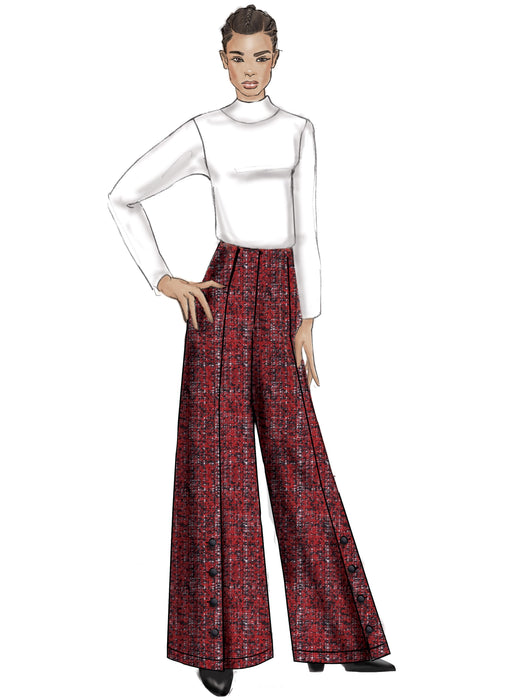 Vogue Pattern 9282 High-Waisted Pants Pattern from Jaycotts Sewing Supplies