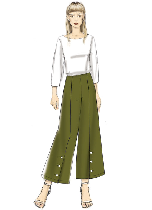 Vogue Pattern 9282 High-Waisted Pants Pattern from Jaycotts Sewing Supplies