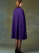 Vogue Pattern 9288 Cape with Stand Collar, Pockets, and Belt from Jaycotts Sewing Supplies