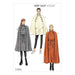 Vogue Pattern 9288 Cape with Stand Collar, Pockets, and Belt from Jaycotts Sewing Supplies