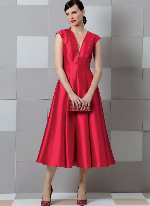 Vogue Pattern 9292 Misses' Dress and Dickie Pattern from Jaycotts Sewing Supplies