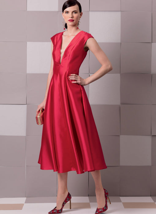 Vogue Pattern 9292 Misses' Dress and Dickie Pattern from Jaycotts Sewing Supplies
