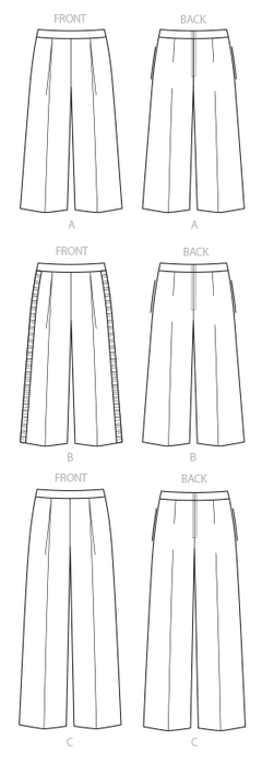 Vogue Pattern 9302 Misses' Trousers pattern from Jaycotts Sewing Supplies