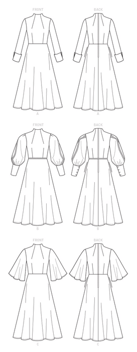 Vogue Pattern 9327 Misses' Dress Pattern | Custom Fit from Jaycotts Sewing Supplies
