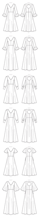 Vogue Pattern 9328 Misses' Dress | Vogue Easy Options, Custom Fit from Jaycotts Sewing Supplies