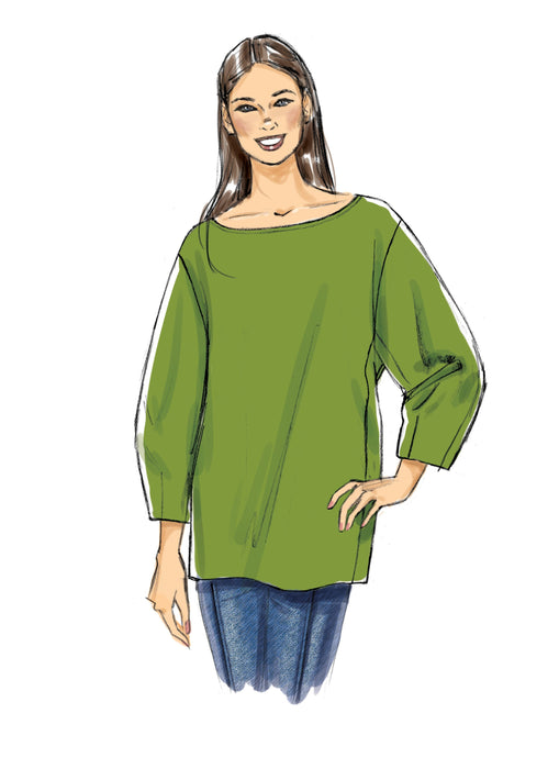 Vogue Pattern 9330 Misses' Top | Very Easy Vogue from Jaycotts Sewing Supplies