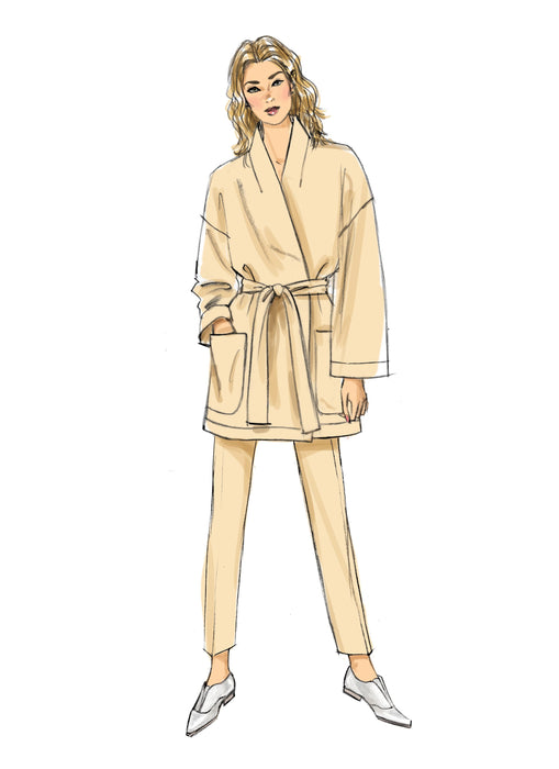 Vogue Pattern 9334 Misses' Jacket, Belt and Pants | Very Easy Vogue from Jaycotts Sewing Supplies