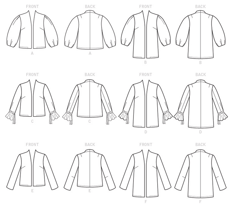 Vogue Pattern 9338 Misses' Jacket Pattern | Very Easy Vogue from Jaycotts Sewing Supplies