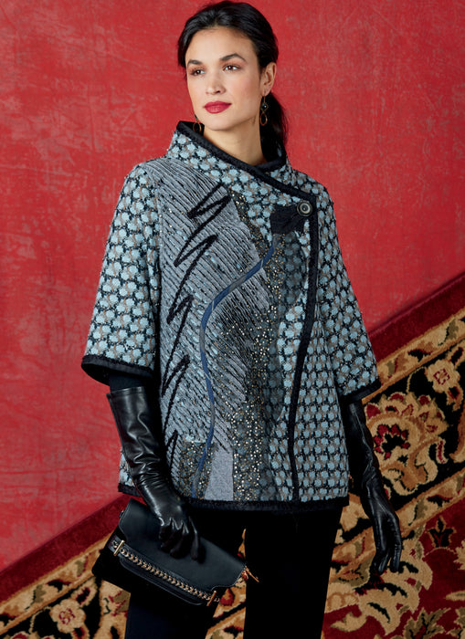 Vogue Pattern 9341 Misses' Jacket Pattern | Julio Cesar from Jaycotts Sewing Supplies