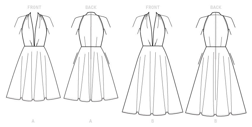 Vogue Pattern 9343 Misses' Dress | Vogue Pattern from Jaycotts Sewing Supplies