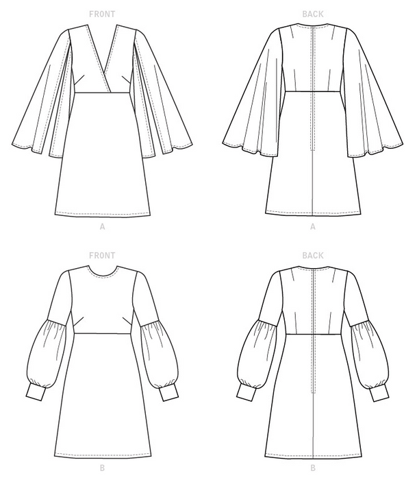 Vogue Pattern 9344 Misses' Dress | Vogue Pattern from Jaycotts Sewing Supplies