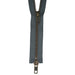 YKK Antique Brass Two Way Open End Zip, GREY from Jaycotts Sewing Supplies