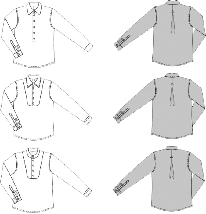 BD7525 Mens' Shirt from Jaycotts Sewing Supplies