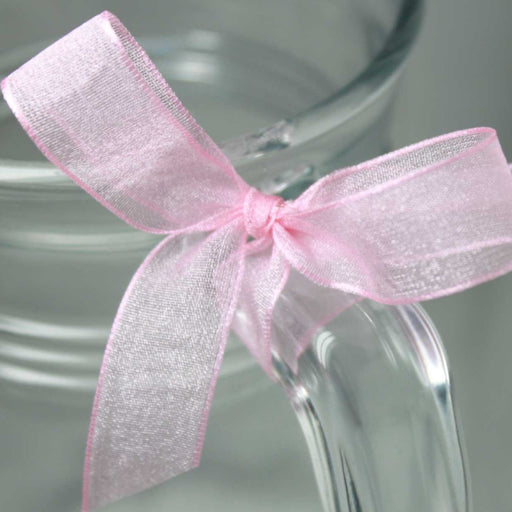 Berisfords Ribbon Super Sheer 25M - PINK from Jaycotts Sewing Supplies