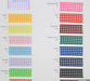 Berisfords Gingham Ribbon: Sample Card from Jaycotts Sewing Supplies
