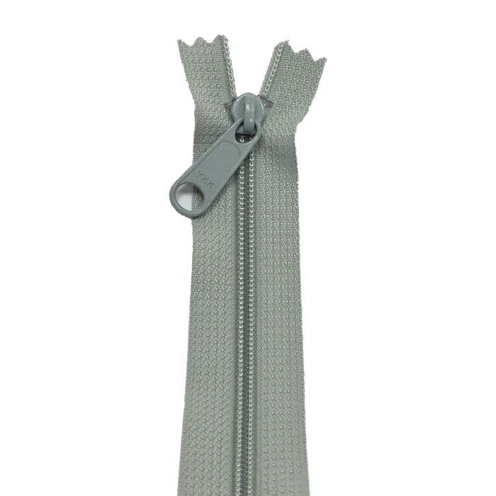 YKK Zip for bags colour 574 Light Grey from Jaycotts Sewing Supplies