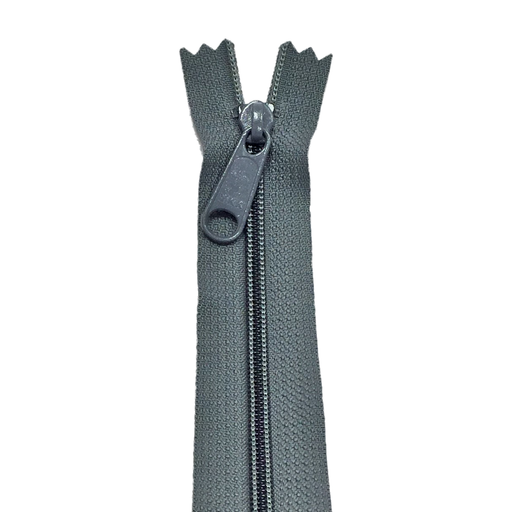 YKK Zip for bags colour 578 Mid Grey from Jaycotts Sewing Supplies
