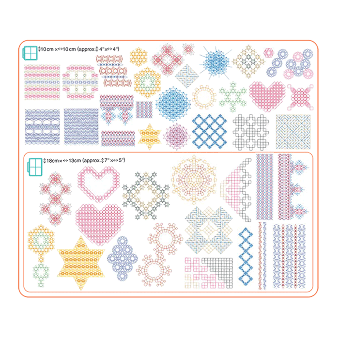 Brother Embroidery USB 014 | Faux Smocking from Jaycotts Sewing Supplies