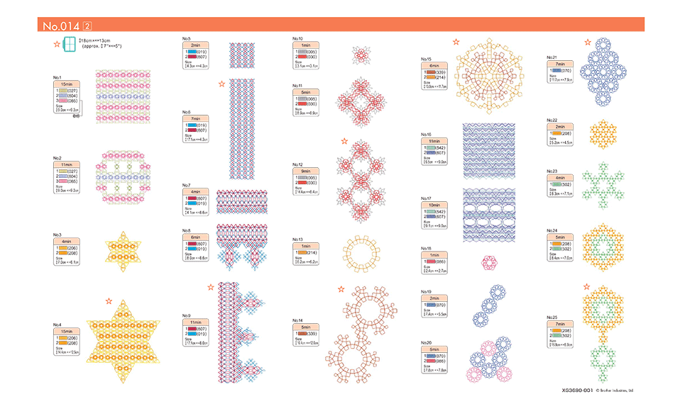 Brother Embroidery USB 014 | Faux Smocking from Jaycotts Sewing Supplies