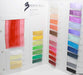 Berisfords Super Sheer Ribbon: Sample Card from Jaycotts Sewing Supplies