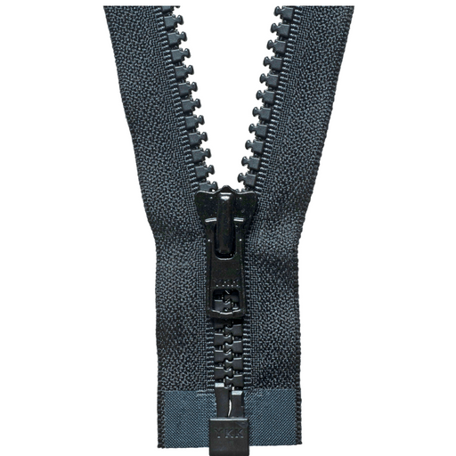 YKK Chunky Open End Zips in Black from Jaycotts Sewing Supplies