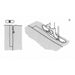 Husqvarna Viking Narrow Zip Foot from Jaycotts Sewing Supplies