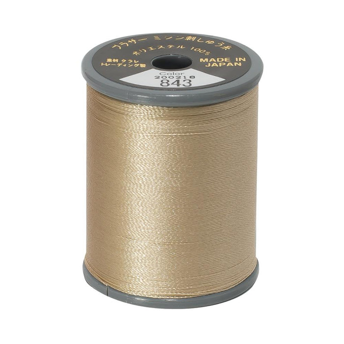 Brother Embroidery Thread 843 Beige from Jaycotts Sewing Supplies