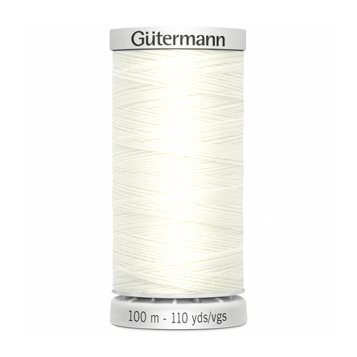 Gutermann Extra Strong Thread 100m | Ivory from Jaycotts Sewing Supplies