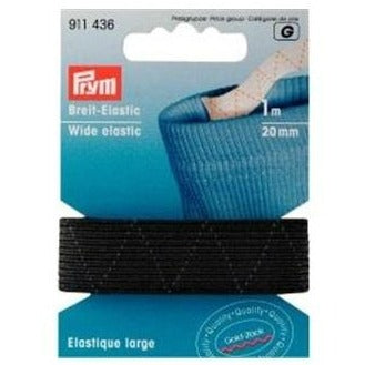 Prym Standard Elastic - Black from Jaycotts Sewing Supplies