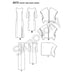 NL6573 Misses' Dress and Wrap sewing pattern from Jaycotts Sewing Supplies