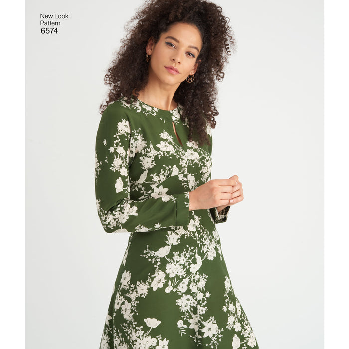 NL6574 Misses' Dresses sewing pattern from Jaycotts Sewing Supplies