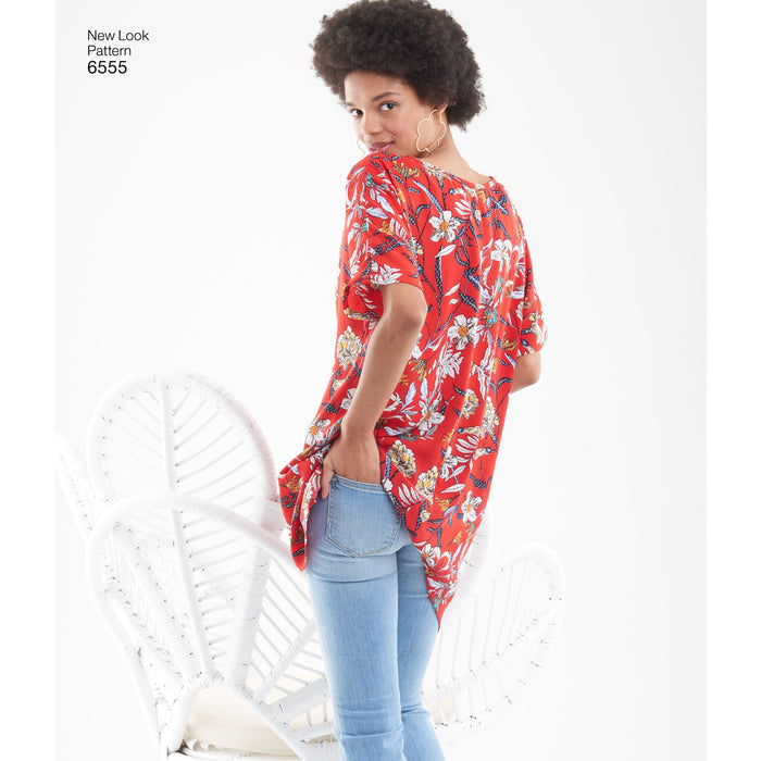 NL6555 Women's Keyhole Shirt Pattern from Jaycotts Sewing Supplies