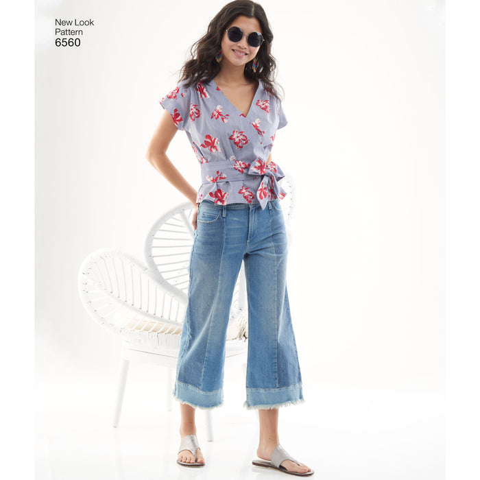 NL6560 Women's Wrap Tops Pattern from Jaycotts Sewing Supplies